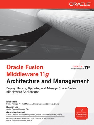 cover image of Oracle Fusion Middleware